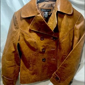 New York & Company Leather Jacket